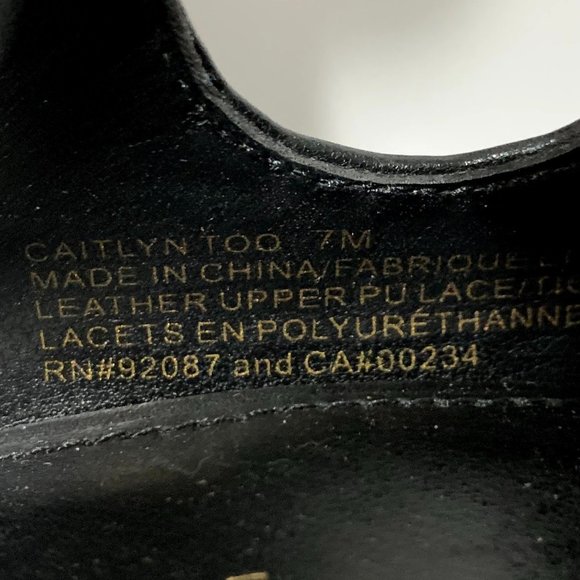 Saks Fifth Avenue Black Lace Up Stilettos - Picture 11 of 11